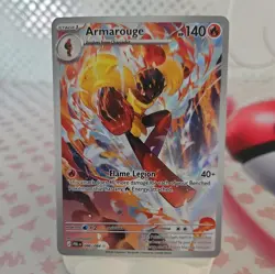 Pokemon TCG - Armarouge 086/084 - Pitch Black - Illustration Rare Card - Image 1