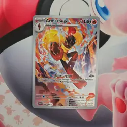 Pokemon TCG - Armarouge 086/084 - Pitch Black - Illustration Rare Card - Image 3