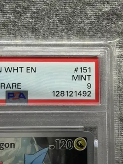 2025 POKEMON WHT EN-WHITE FLARE ILLUSTRATION RARE #151 DRUDDIGON PSA 9 - Image 3