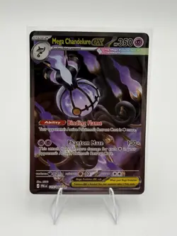 Mega Chandelure EX 115/119 Pitch Black Sir Special Illustration Rear NM - Image 1
