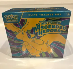 Pokemon TCG Mega Evolution Ascended Heroes Elite Trainer Box New Factory Sealed - Image 1