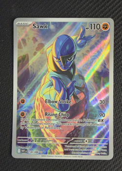 Pokemon TCG - White Flare - Sawk Illustration Rare 130/086 - Image 1