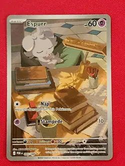 Espurr 095/088 Me03: Perfect Order Illustration Rare Holo NM pokemon - Image 1