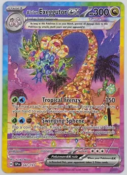 Alolan Exeggutor ex 242/191 Surging Sparks Pokemon Holo NM - Image 1