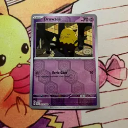 Drowzee 016/064 Common Shrouded Fable Pokemon Reverse Holo Near Mint - Image 1