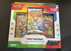Pokemon TCG First Partner Illustration Collection Box Series 1 New/Sealed - Image 1