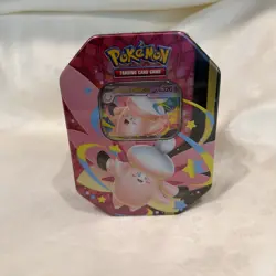 Pokemon Mega Evolution Mega Moonlit Tin English Featuring Mega Clefable EX Promo - Image 1