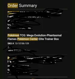 PRESALE! - Phantasmal Flames Pokemon Center Elite Trainer Box 1x ETB - Image 1