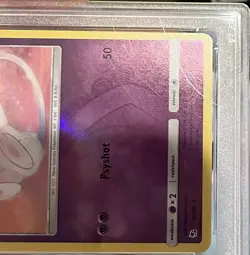 Mew 32/68 Hidden Fates Reverse Holo Foil 2019 Pokemon PSA 9 (Visible scratch) - Image 3
