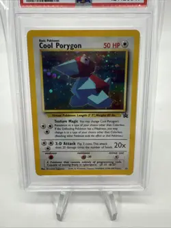 2000 POKEMON PROMO BLACK STAR #15 COOL PORYGON-HOLO PSA 7 - Image 3