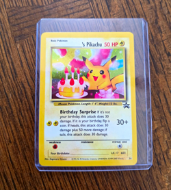 ______'s Pikachu 24/53 Wotc Promo Holo English 50 HP Basic Himeno - Image 1