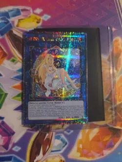 Yu-Gi-Oh! Artemis, The Magistus Moon Maiden RA01-EN049 Quarter Century Secret NM - Image 1