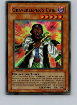 1st edition Gravekeeper's Chief Pharaonic Guardian #PGD-065 LP/NM - Image 1