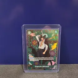 Bandai One Piece Card Game Dracule Mihawk OP12-030 SR SP Foil ENG 8C 8000 - Image 2