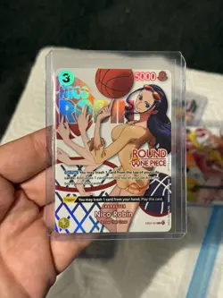 Nico Robin One Piece card game ROUND 1 Promo EB03-054 English - Image 2