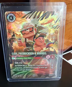 Disney Lorcana Carl Fredricksen & Russell ENCHANTED Attack Of The Vine! 237/207 - Image 1