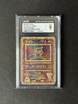 Ancient Mew Holo 2000 Pokemon MOVIE PROMO Vintage Pokemon Card CGC 9 Mint - Image 1