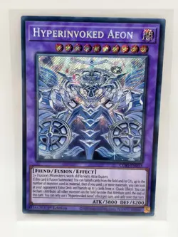 Yu-Gi-Oh! Hyperinvoked Aeon | CORI-EN033 | Secret Rare 1st Edition Chaos Origins - Image 3