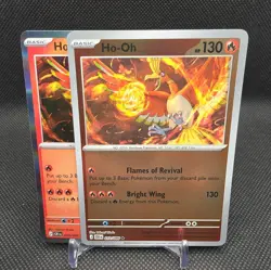 Pokemon TCG Chaos Rising Ho-Oh 010/086 Reverse Holo and holo set Near Mint - Image 1