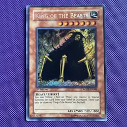 King Of The Beasts RGBT-EN086 Secret Rare 1st Edition Yu-Gi-Oh! - Image 1