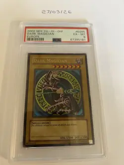 Yu-Gi-Oh! Dark Magician Starter Deck 2002 SDY-E005 PSA 6 - Image 3