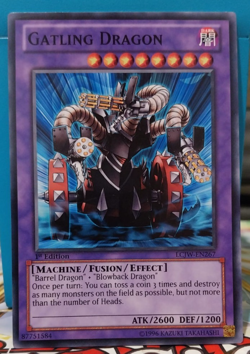 Gatling Dragon Yu-Gi-Oh! Common 1st Ed LCJW-EN267 - Image 1