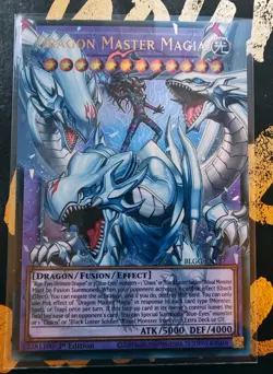 Yu-Gi-Oh TCG Dragon Master Magia (Extended Art) BLGG-137 1st Edition Ultra Rare - Image 1