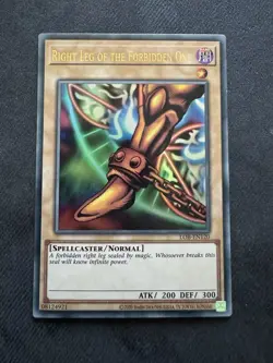 Yu-Gi-Oh Right Leg of the Forbidden One Ultra Rare LOB-EN120 - Image 1