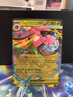 Pokemon TCG Mega Venusaur Ex MEP 013 Black Star Promo Card NM - Image 1