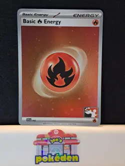 Basic Fire Energy 002 Prize Pack Series Card Holo Pokemon Tcg ( Surface Scratch) - Image 1