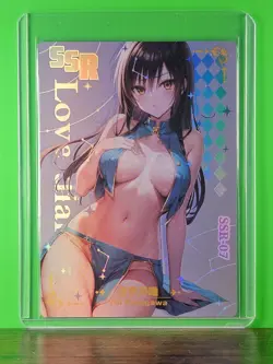 YUI KOTEGAWA Waifu Goddess Refractor Card CUSTOM MADE - Image 2