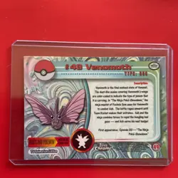 Topps Chrome Pokemon Venomoth #49 TV Animation Edition Foil Holo Card - Image 2