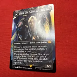 MTG - Sephiroth, Fabled SOLDIER (0317) (Borderless) M FINAL FANTASY 317 NM - Image 3