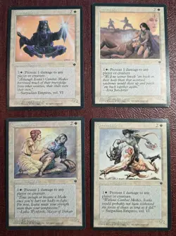 (Set of 4) Combat Medic - MtG Fallen Empires - Common NM 1994 (c1) - Image 1