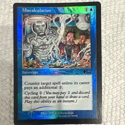 Magic: The Gathering Miscalculation Urza's Legacy Foil Eng #36/143 - Image 1