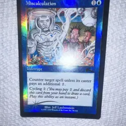 Magic: The Gathering Miscalculation Urza's Legacy Foil Eng #36/143 - Image 4