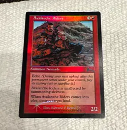 Wizards of the Coast MTG Avalanche Riders U. Legacy Foil #74/143 - Image 1