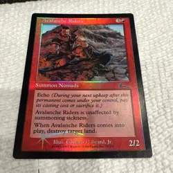 Wizards of the Coast MTG Avalanche Riders U. Legacy Foil #74/143 - Image 2