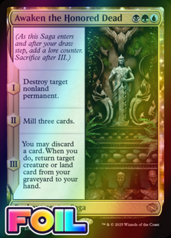 x1 Awaken the Honored Dead TDM MTG 170 FOIL RARE M/NM 1x - Image 1