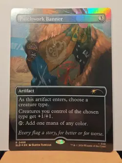 Patchwork Banner 2466, FOIL, Secret Lair Drop Series, R MTG - Image 1