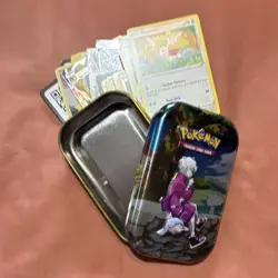 Nintendo Pokemon TCG Hop Tin Lot 50 Cards Sword & Shield Promo English 2020 - Image 1