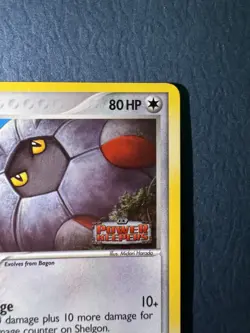 Pokemon TCG Shelgon 39/109 EX Power Keepers Reverse Holo Stamped - Image 5