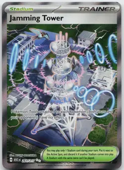 Jamming Tower 261/217 Ultra Rare Ascended Heroes Pokemon Holo Near Mint - Image 1