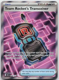Team Rocket's Transceiver 263/217 Ultra Rare Ascended Heroes Pokemon Holo NM - Image 1