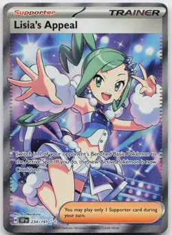 Lisia's Appeal 234/191 Ultra Rare Surging Sparks Pokemon Holo Near Mint - Image 1