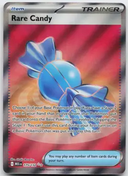 Rare Candy 175/132 Ultra Rare Mega Evolution Holo Near Mint - Image 1