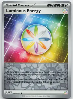 Luminous Energy 191/193 Uncommon Paldea Evolved Pokemon Reverse Holo Near Mint - Image 1