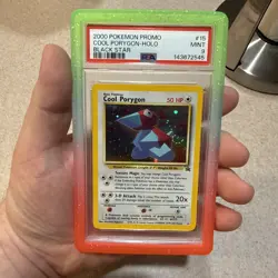 Cool Porygon 15/53 Holo with Swirl Black Star Promo-2000 Pokemon Promo - PSA 9 - Image 1