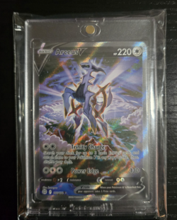 Arceus V 166/172 Brilliant Stars Ultra Rare Full Art Holo Pokemon TCG - Image 1