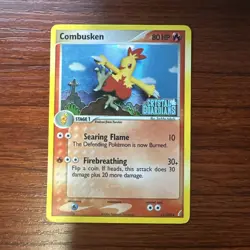 Combusken 31/100 Crystal Guardians Uncommon Reverse Holo MP/LP - Image 1